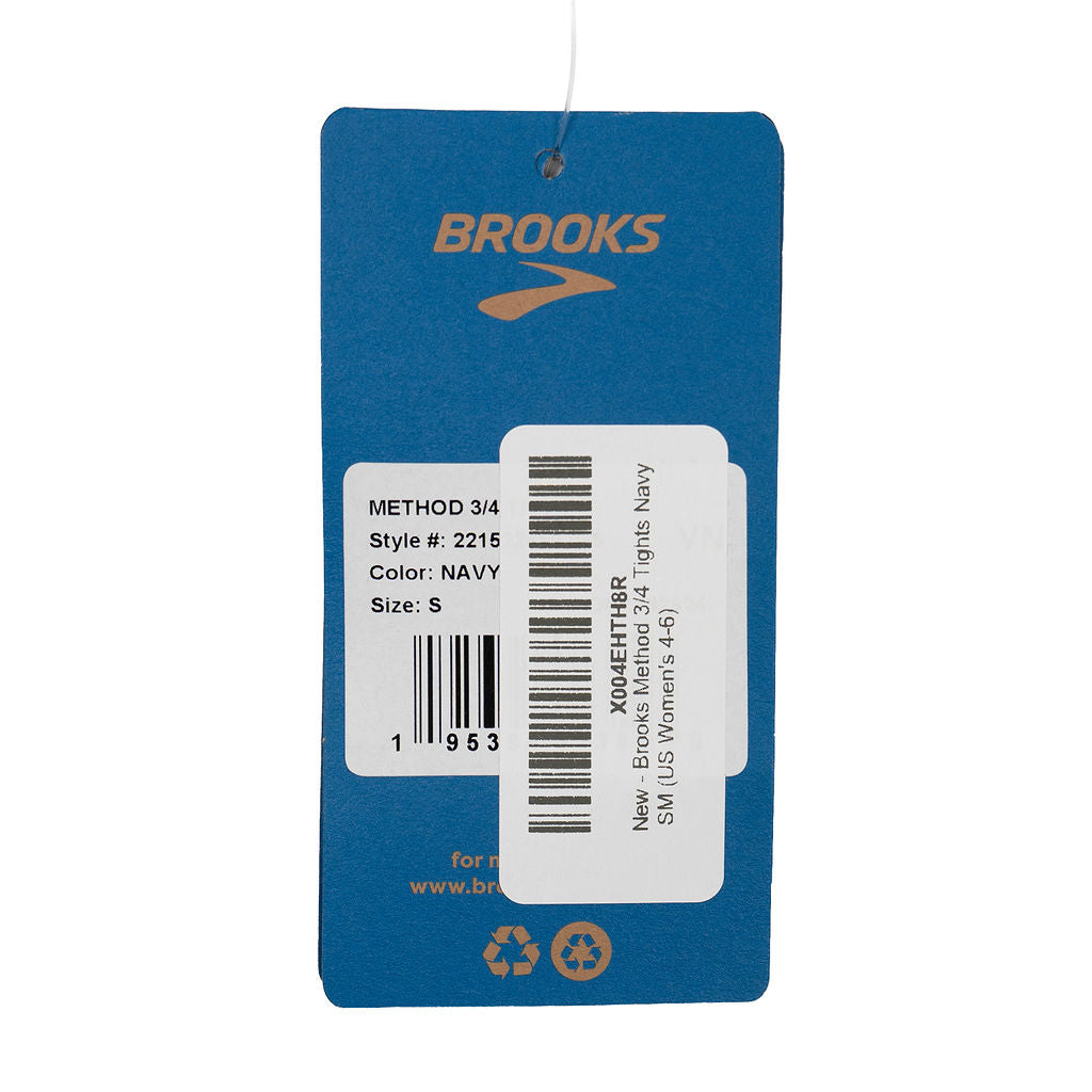 Brooks Method 3/4 Tight (S Women)-Navy