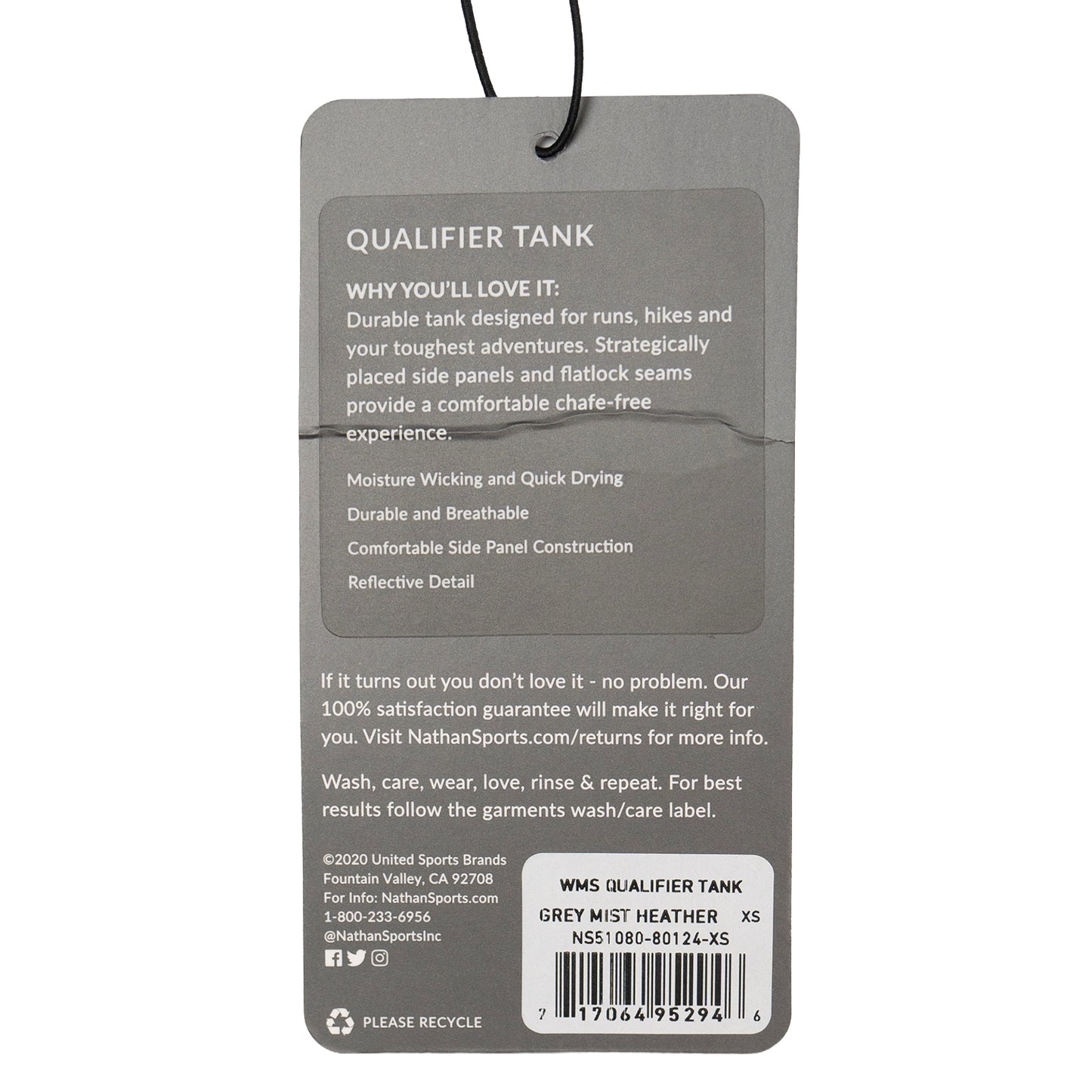 Nathan Women’s Qualifier Tank (XS Women)