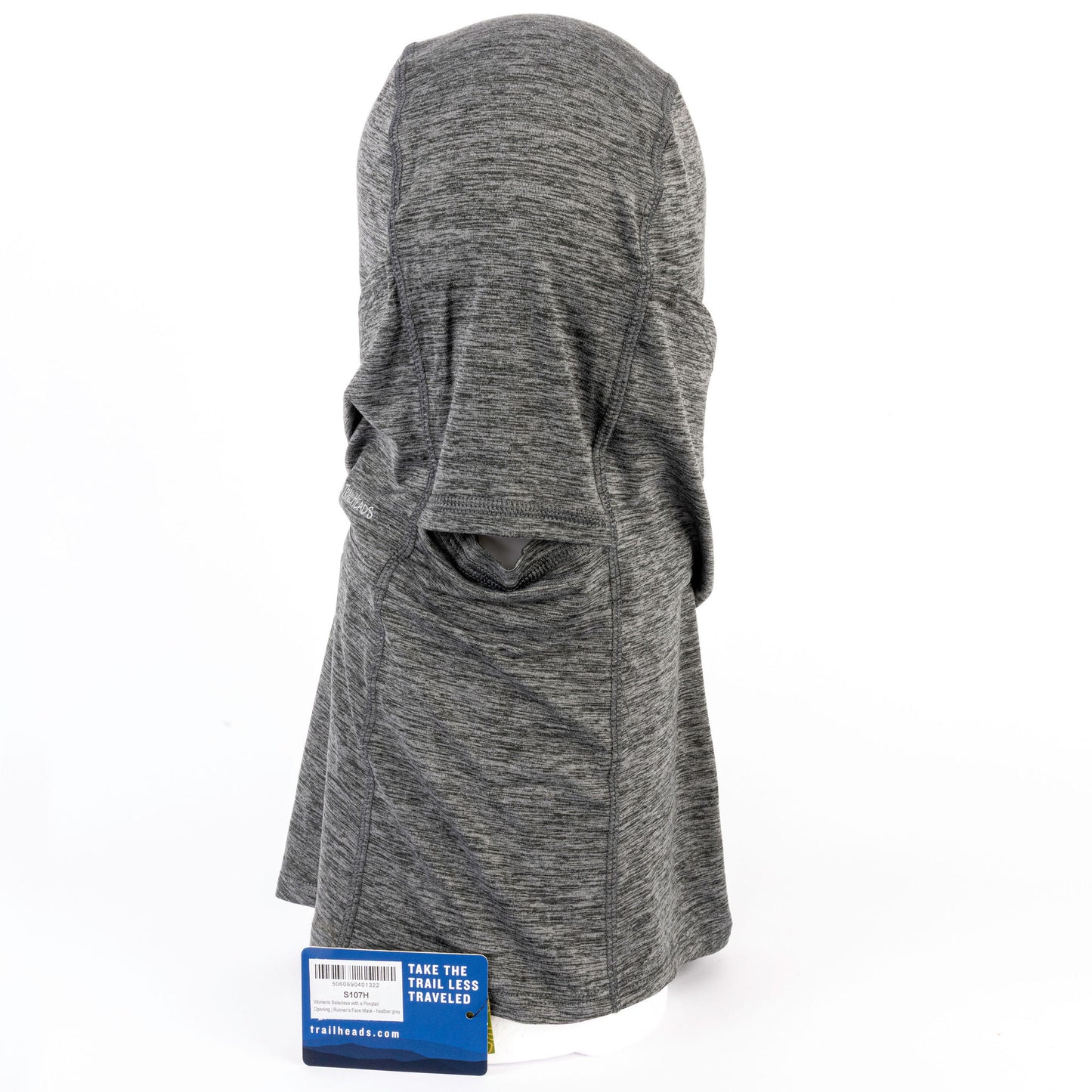 TrailHeads Ponytail Balaclava - Heather Grey (OS)
