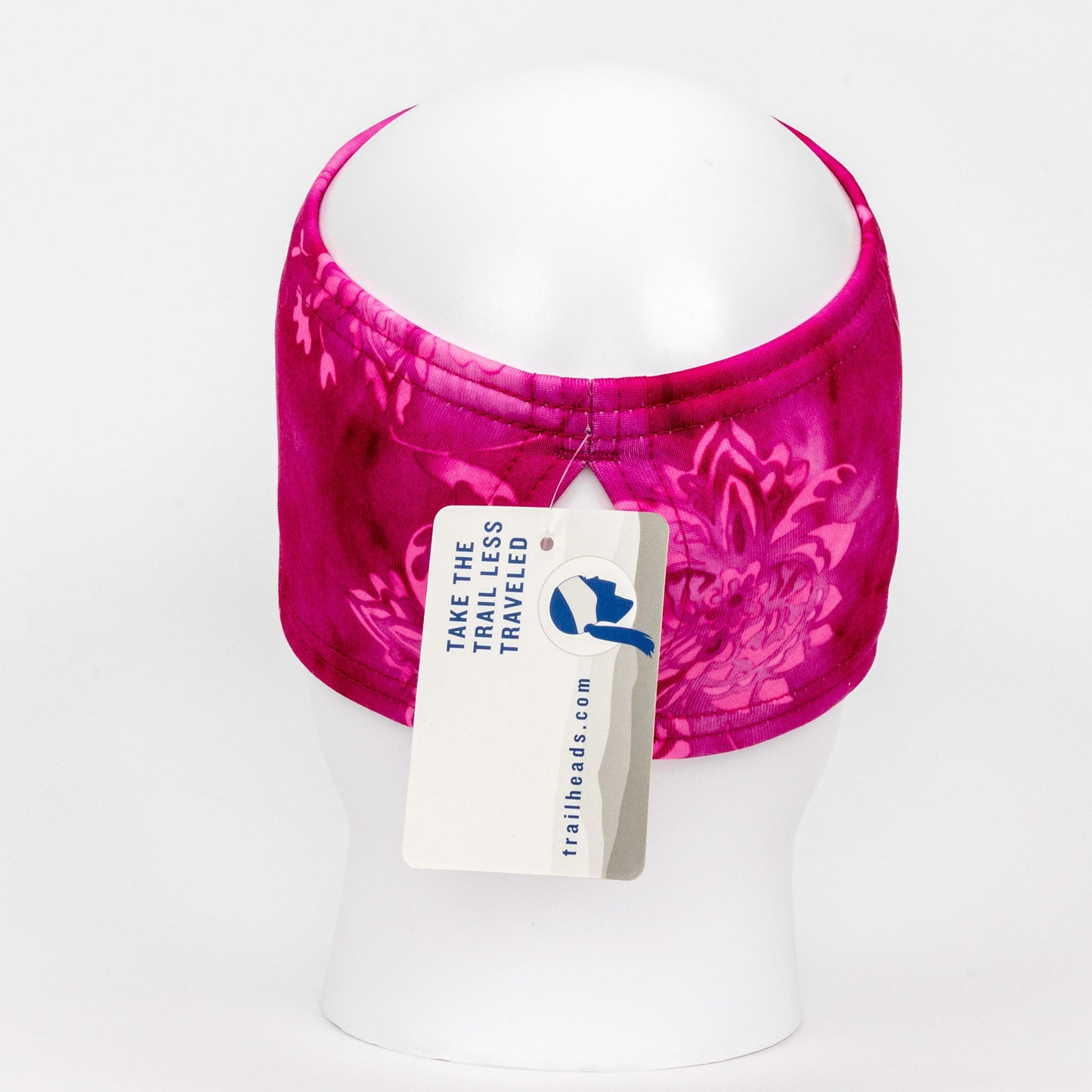 TrailHeads Ponytail Winter Headband - Pink Splash Print (OS)