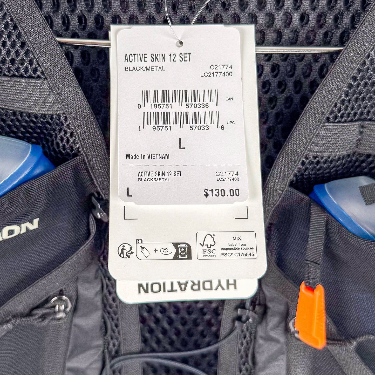 Salomon Active Skin 12 Hydration Pack (L Men)