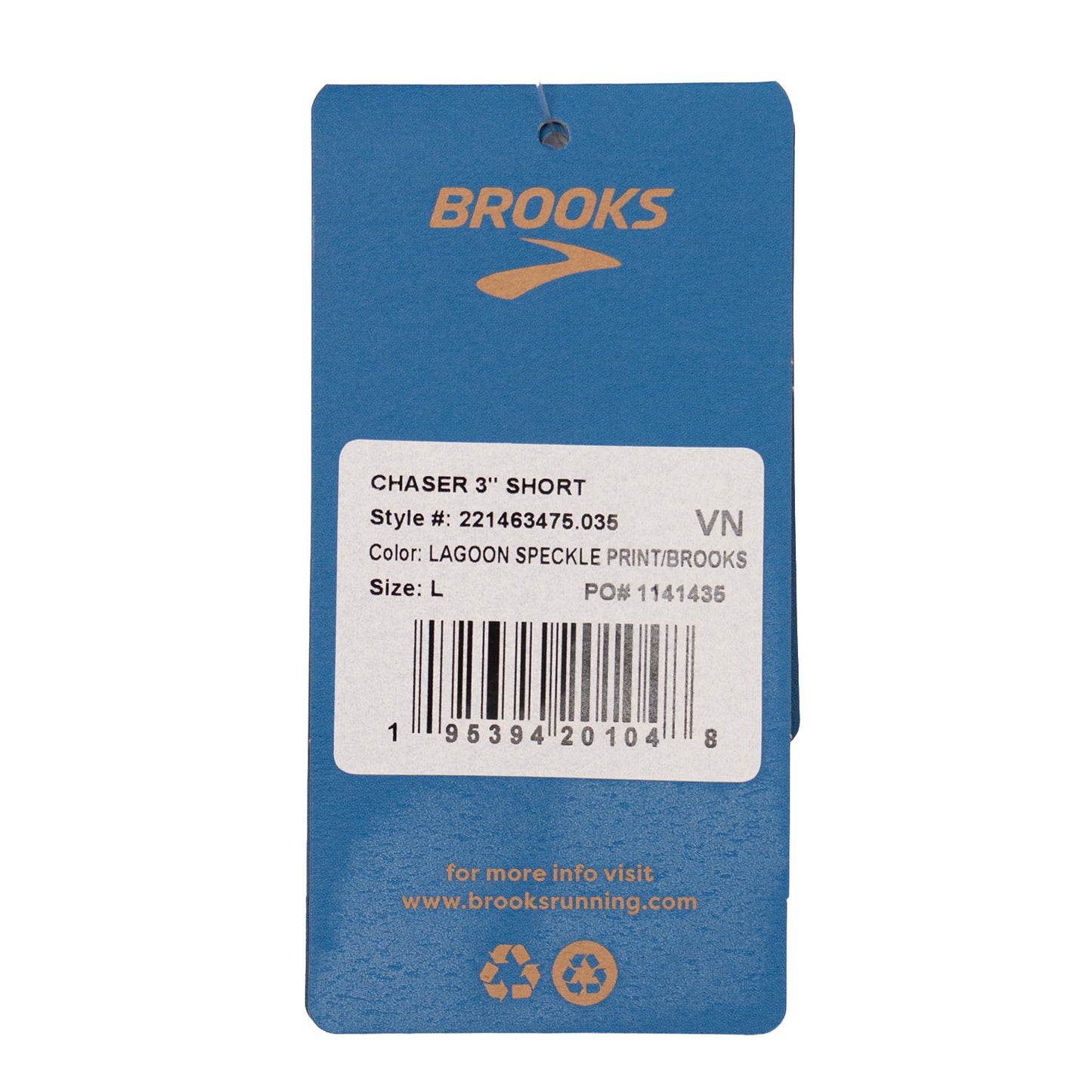 Brooks Chaser 3" Short (L Women)