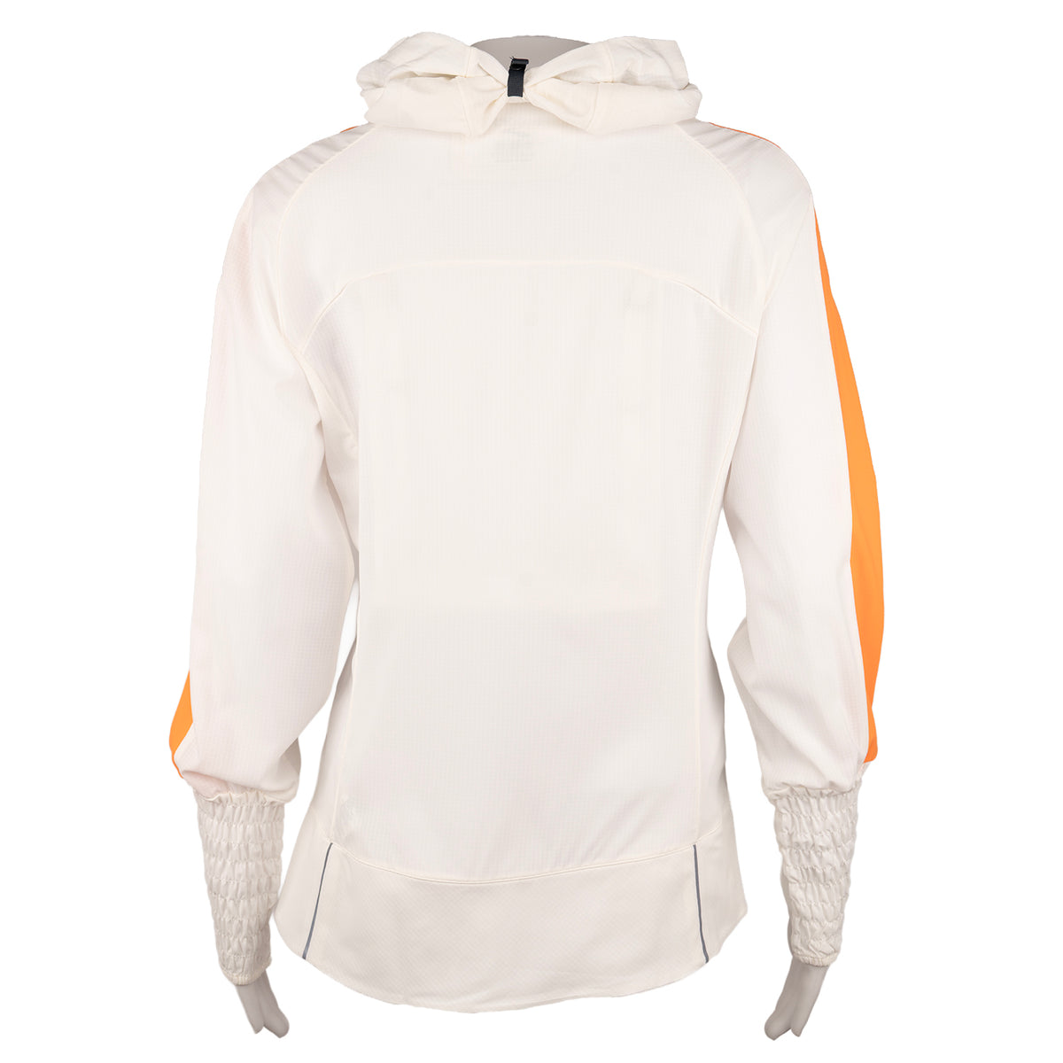Brooks Canopy women's jacket in White/Nectar - back view