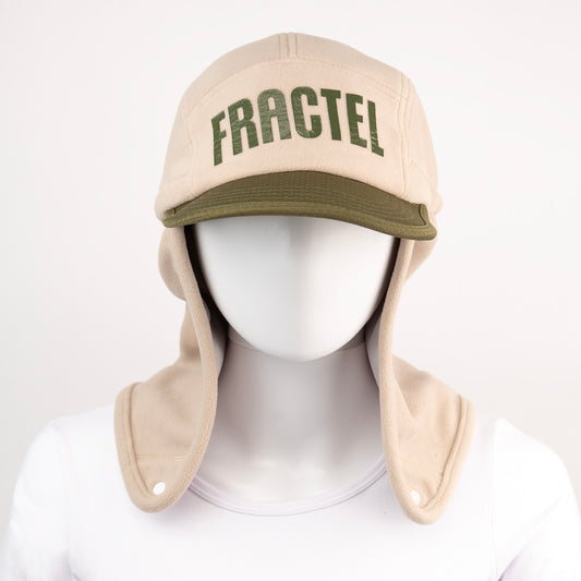 Fractel L-DESERT HAZE Winter Legionnaire Running Cap (w Pony Tail Hole) - Imperfect