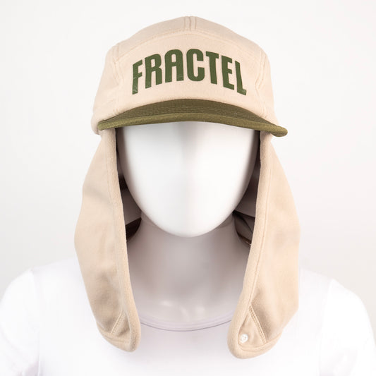 Fractel L-DESERT HAZE Winter Legionnaire Running Cap (Pony Tail Hole)