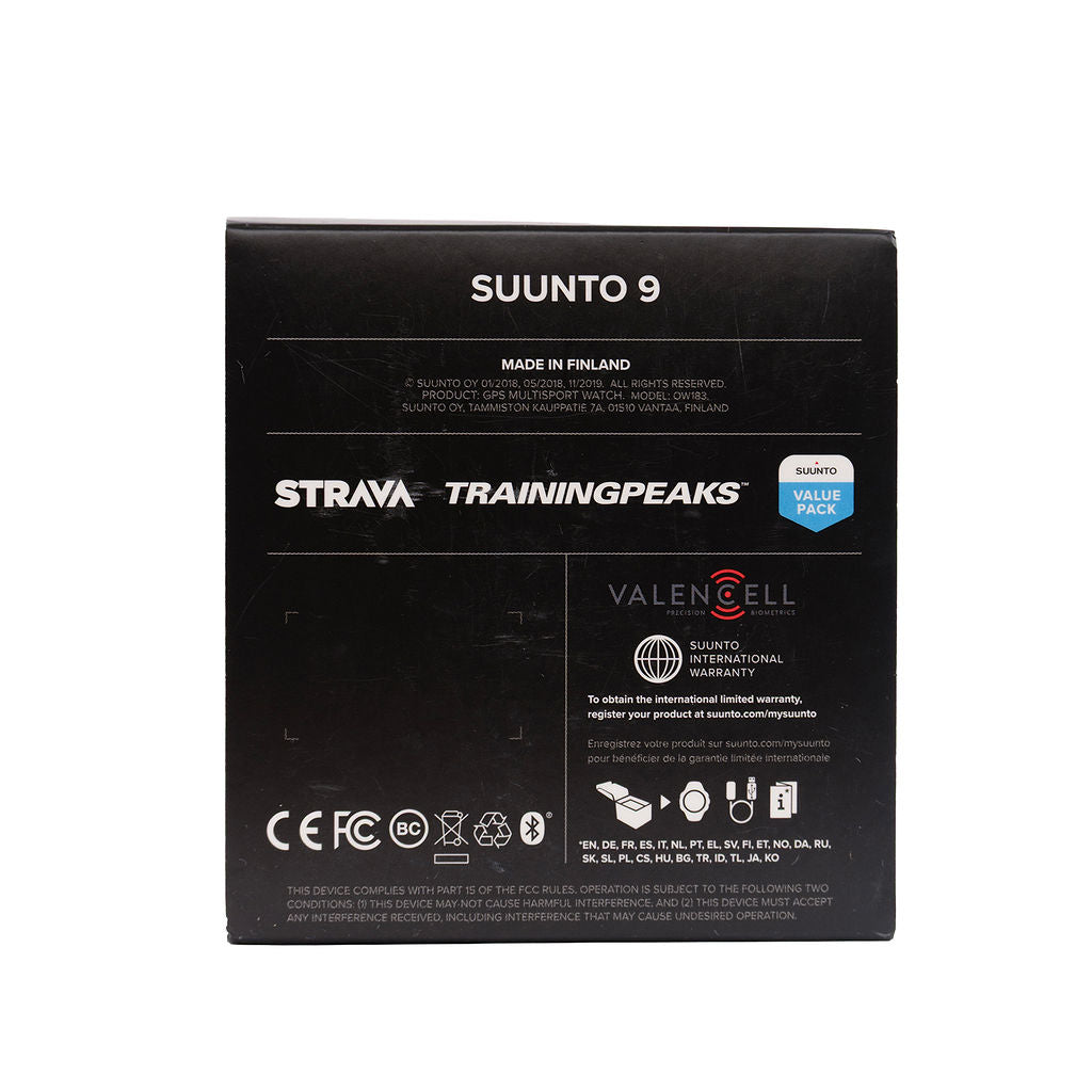 Suunto 9 Gen 1 GPS Watch (White)