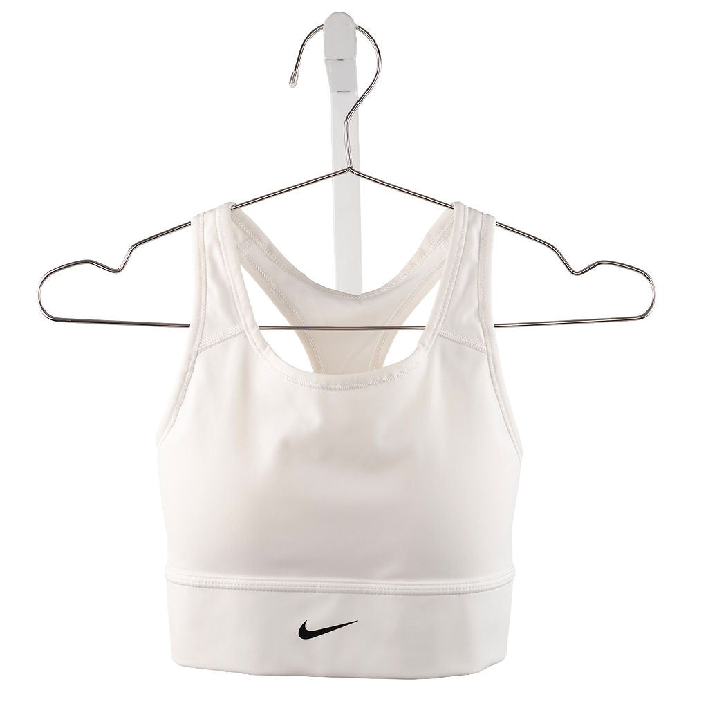 Nike Dri-Fit Swoosh Longline Sports Bra (XS Women)