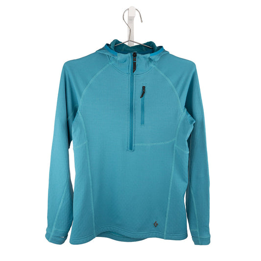 Black Diamond Quarter Zip Polartec Lined Hoodie (M Women)
