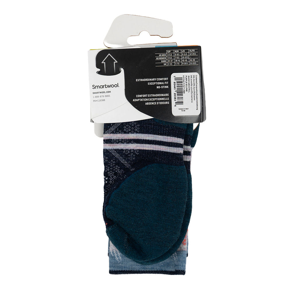 Smartwool PhD Run Light Elite Pattern Crew (L Women)