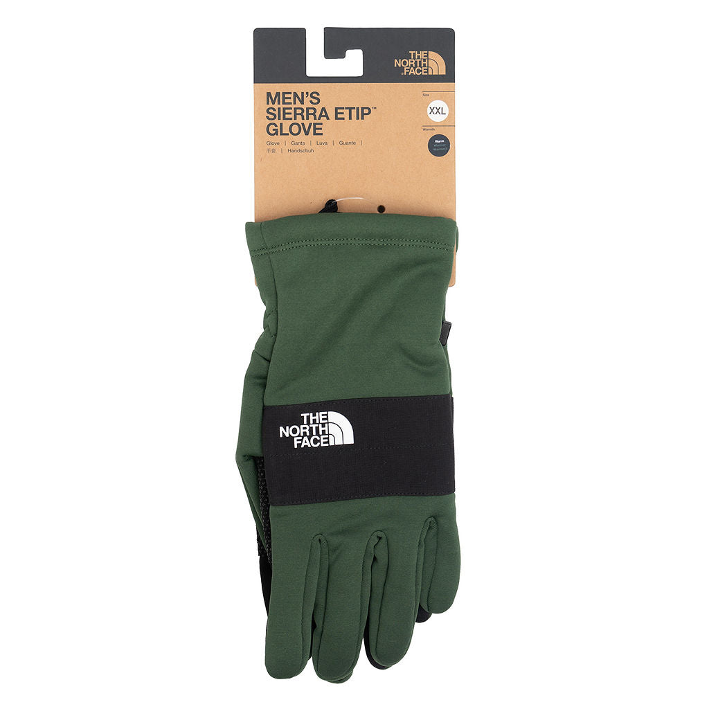The North Face Men's Sierra Etip Gloves in Pine Needle, size XXL — front