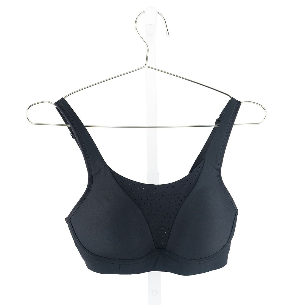 Lululemon Run Times Bra in black, size 32C — front