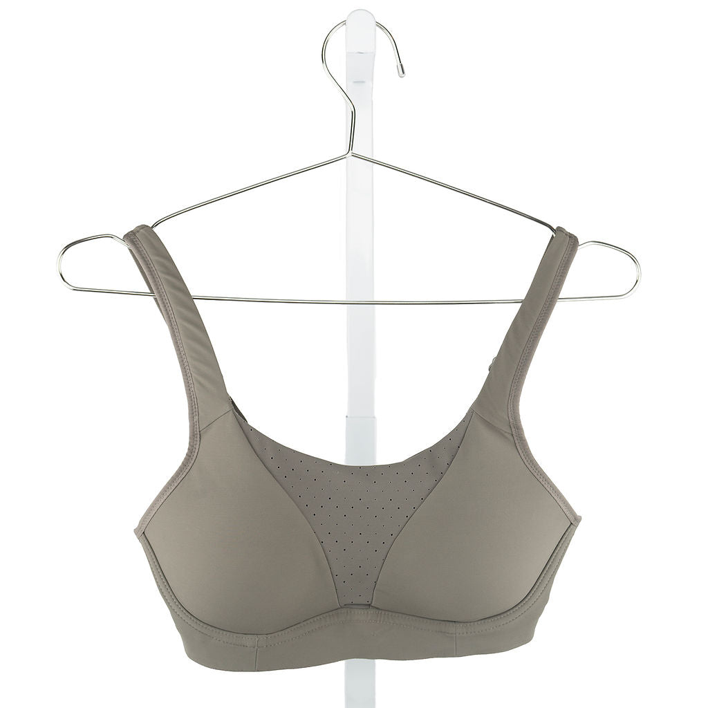 Lululemon Run Times Bra in gray, size 32C — front