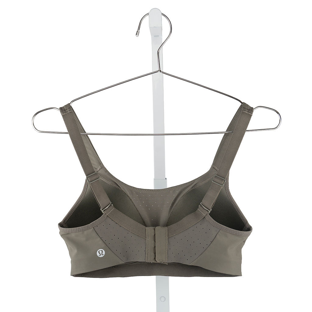 Lululemon Run Times Bra in gray — back