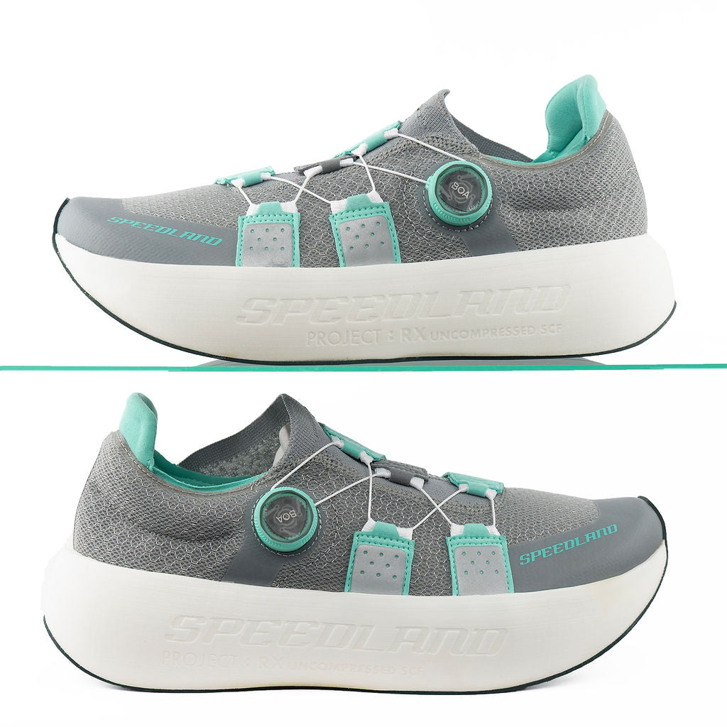 Speedland RX:FPY Grey/Aqua - inside side view
