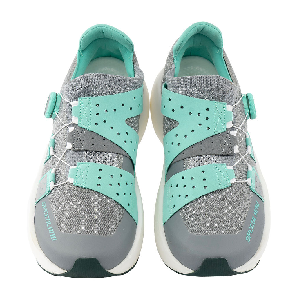 Speedland RX:FPY Grey/Aqua size 10 men 11.5 women - paired shoes view