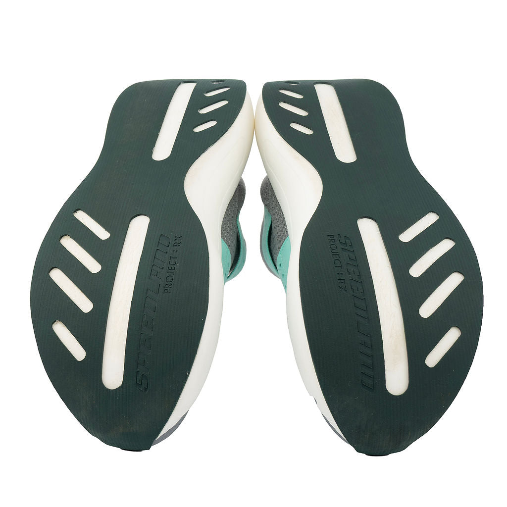 Speedland RX:FPY Grey/Aqua - heel view
