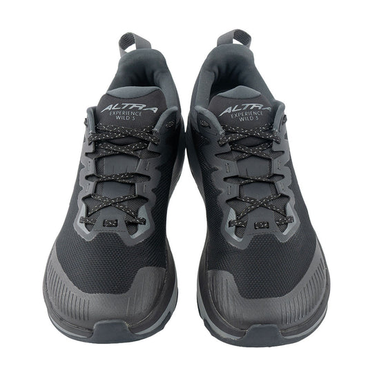 Altra Experience Wild 3 trail running shoes in black — top front