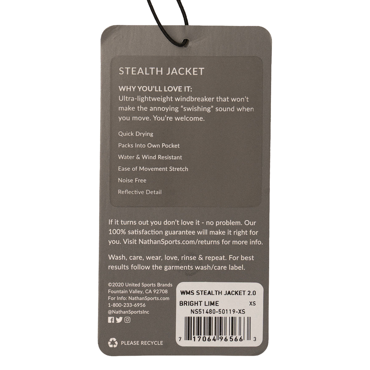 Nathan Stealth Jacket 2.0 (XS Women)
