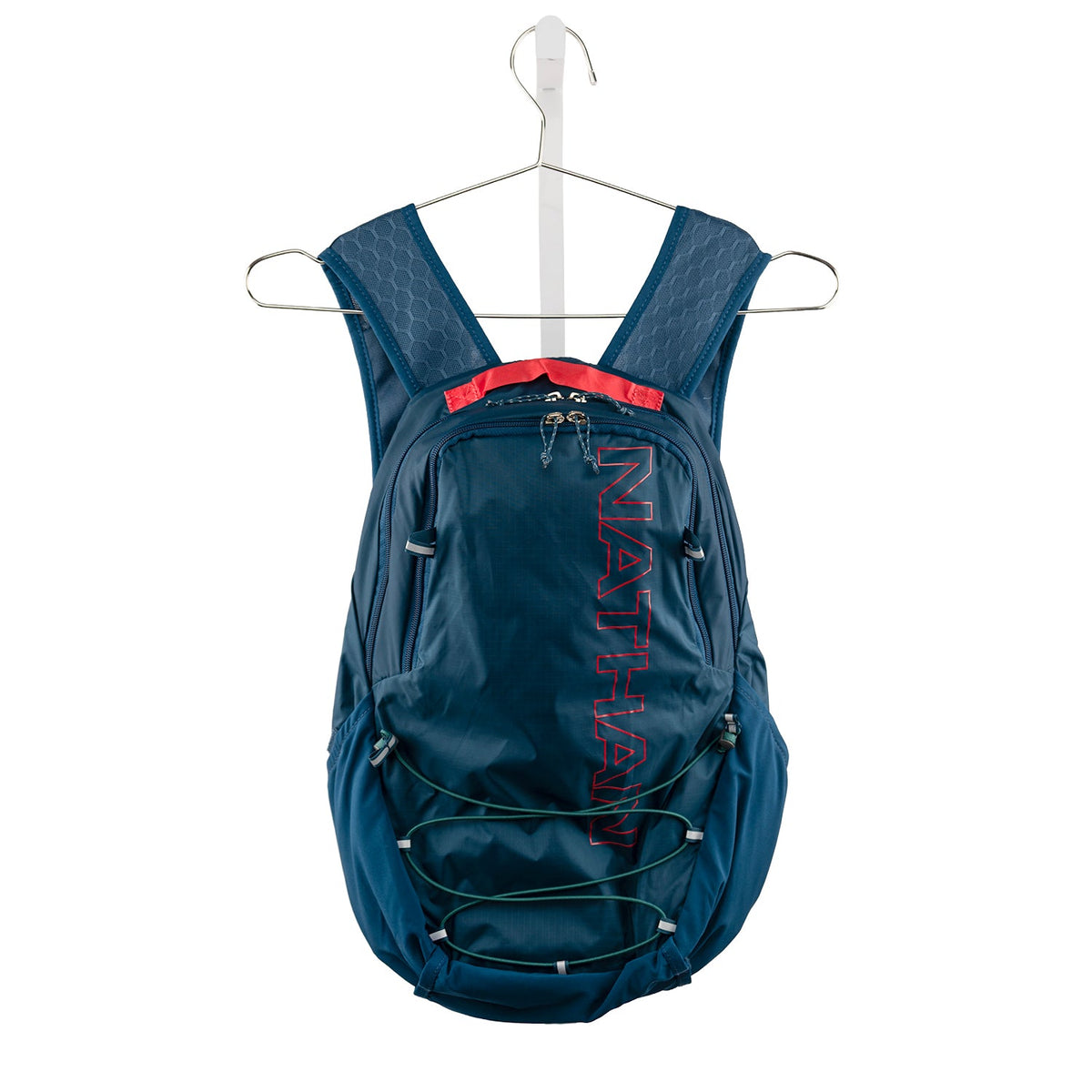 Nathan Crossover Pack 15L in Marine Blue/Hot Red - back view