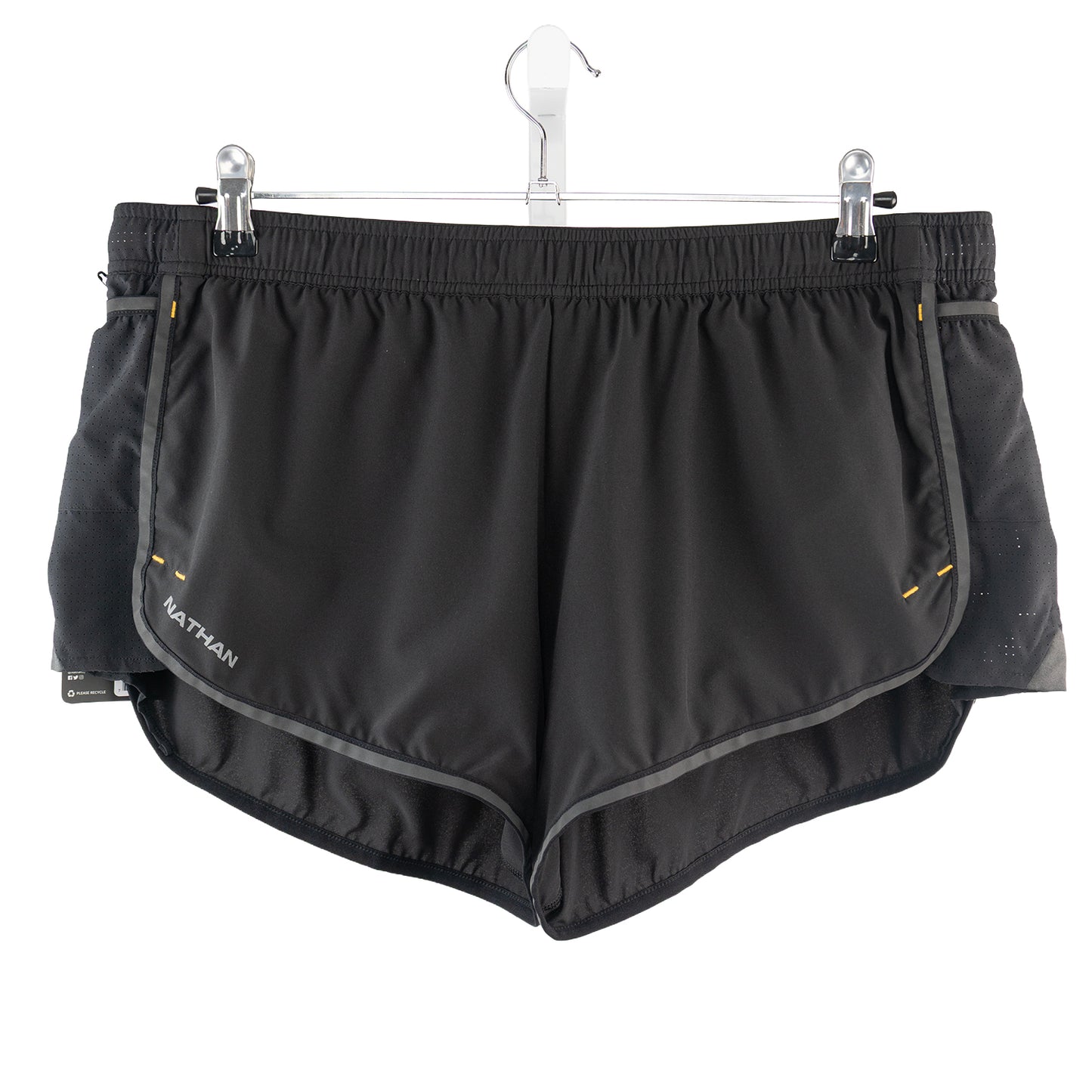 Nathan Women's Essential Shorts in Black, front view