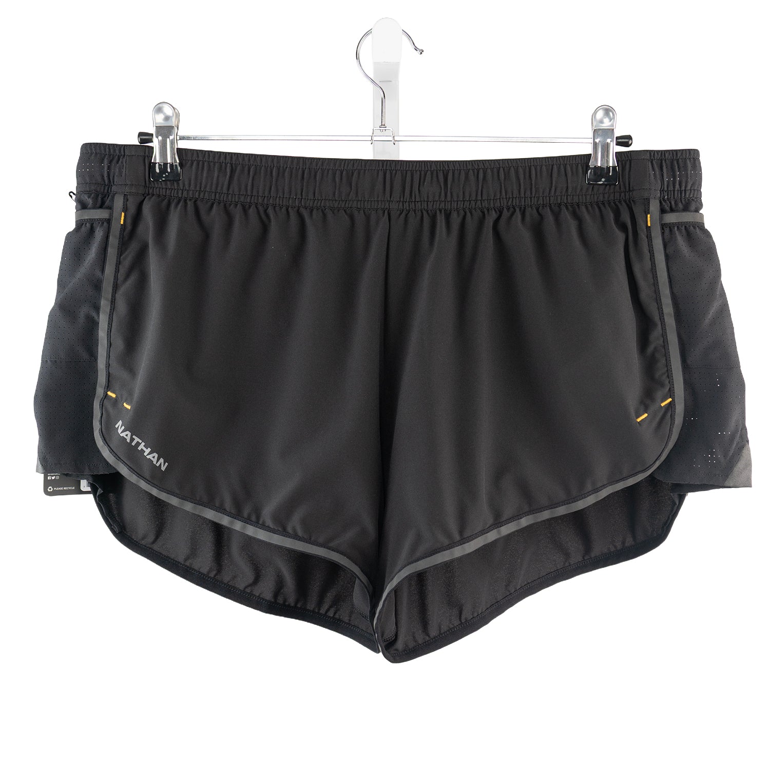 Nathan Women's Essential Shorts in Black, front view