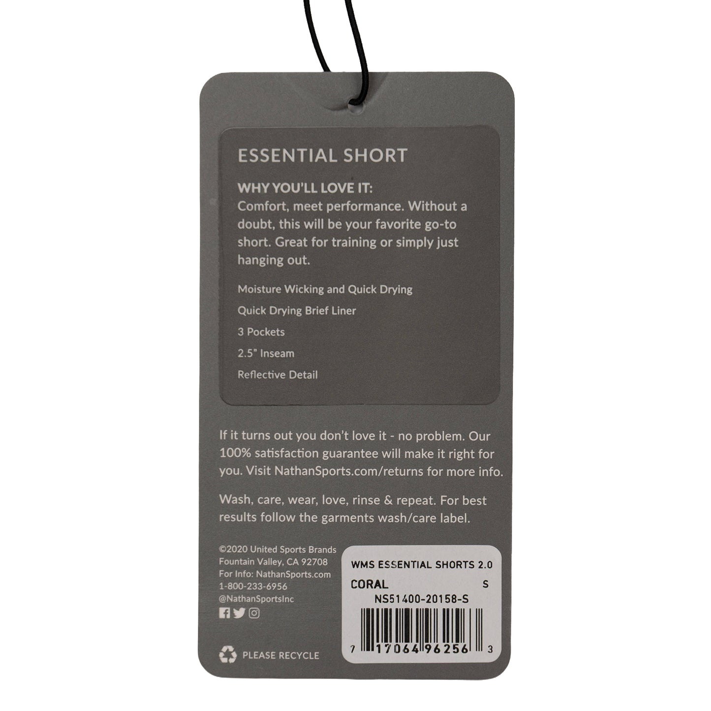 Nathan Women’s Essential Shorts 2.0