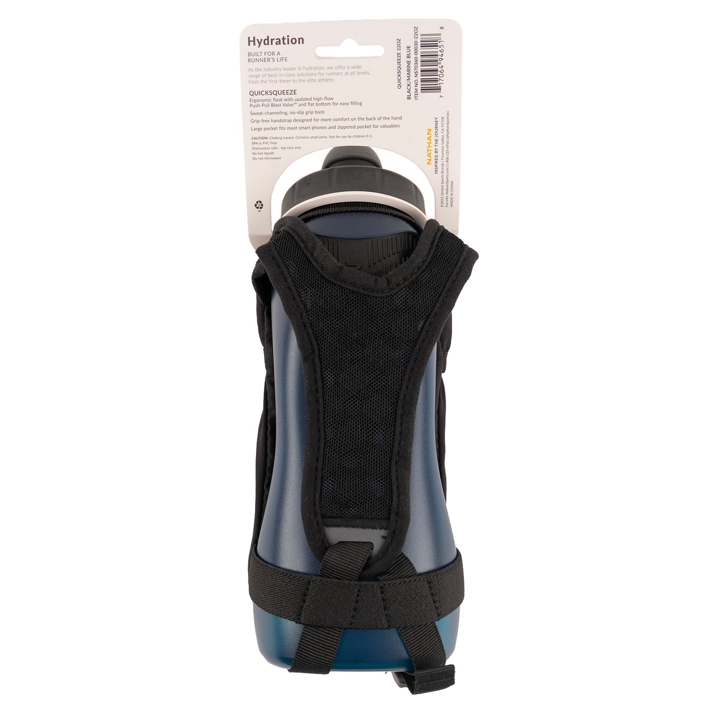 Nathan QuickSqueeze 22oz Handheld Black