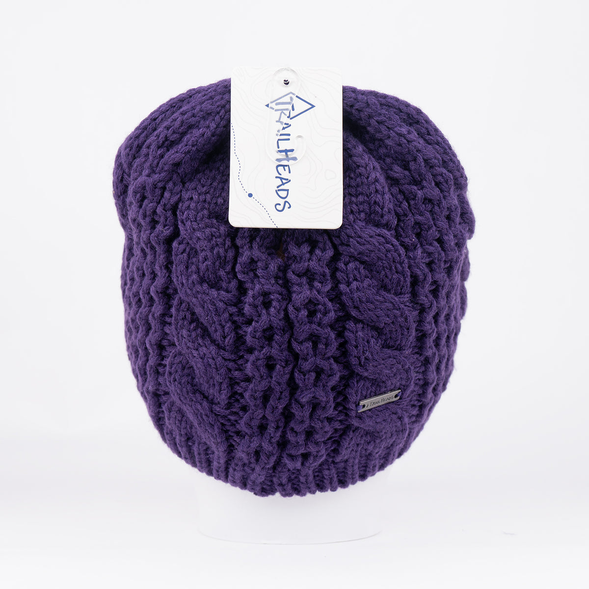 TrailHeads Color Cable Knit Ponytail Beanie