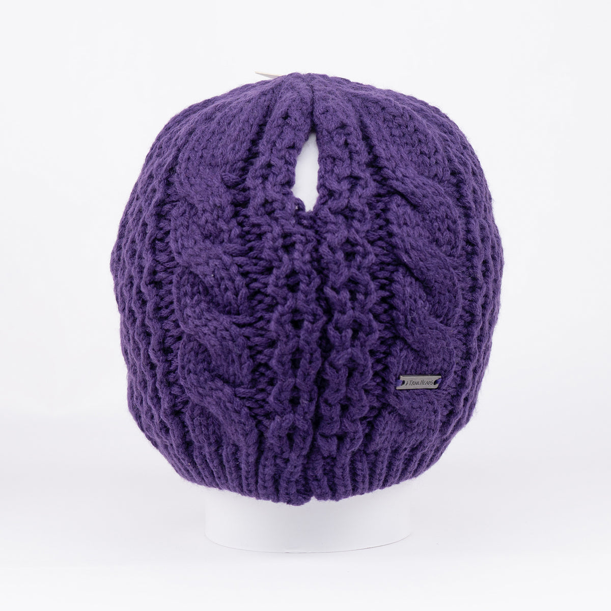TrailHeads Color Cable Knit Ponytail Beanie
