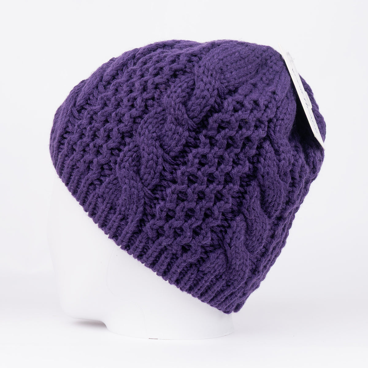 TrailHeads Color Cable Knit Ponytail Beanie