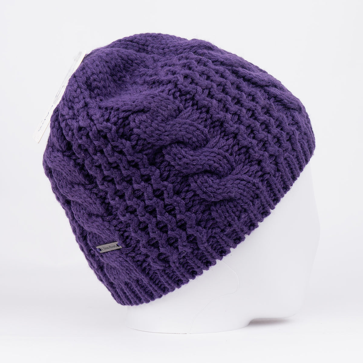 TrailHeads Color Cable Knit Ponytail Beanie