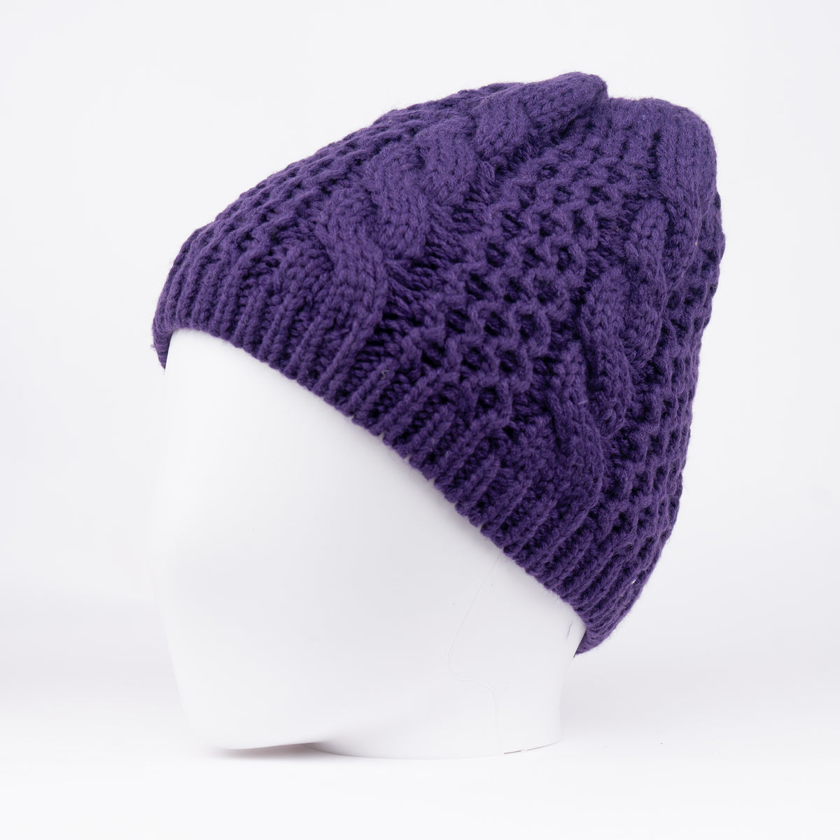 TrailHeads Color Cable Knit Ponytail Beanie