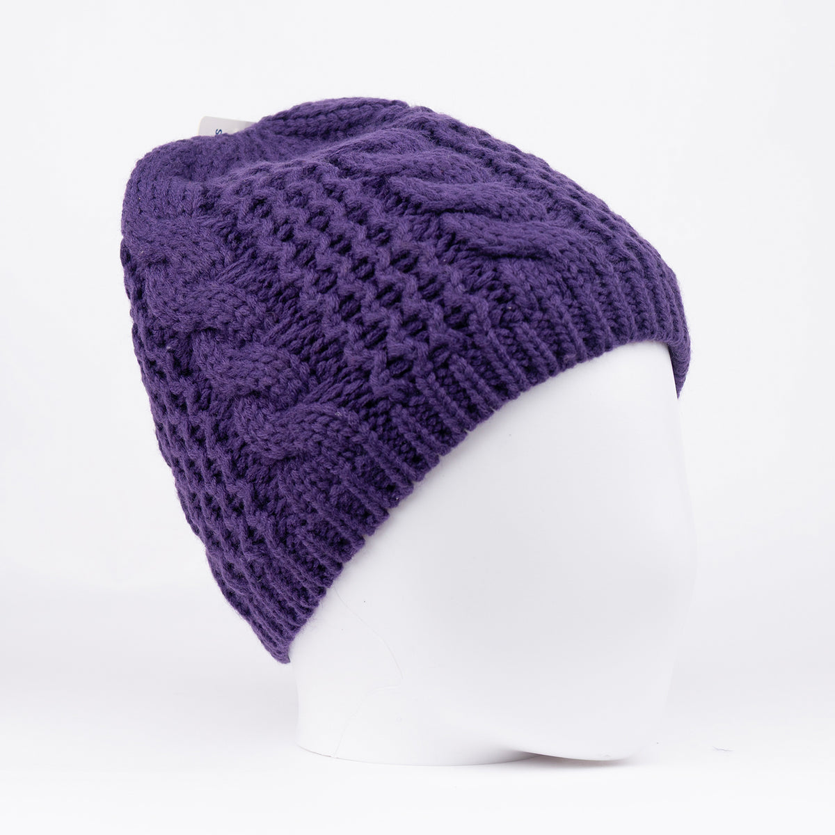 TrailHeads Color Cable Knit Ponytail Beanie
