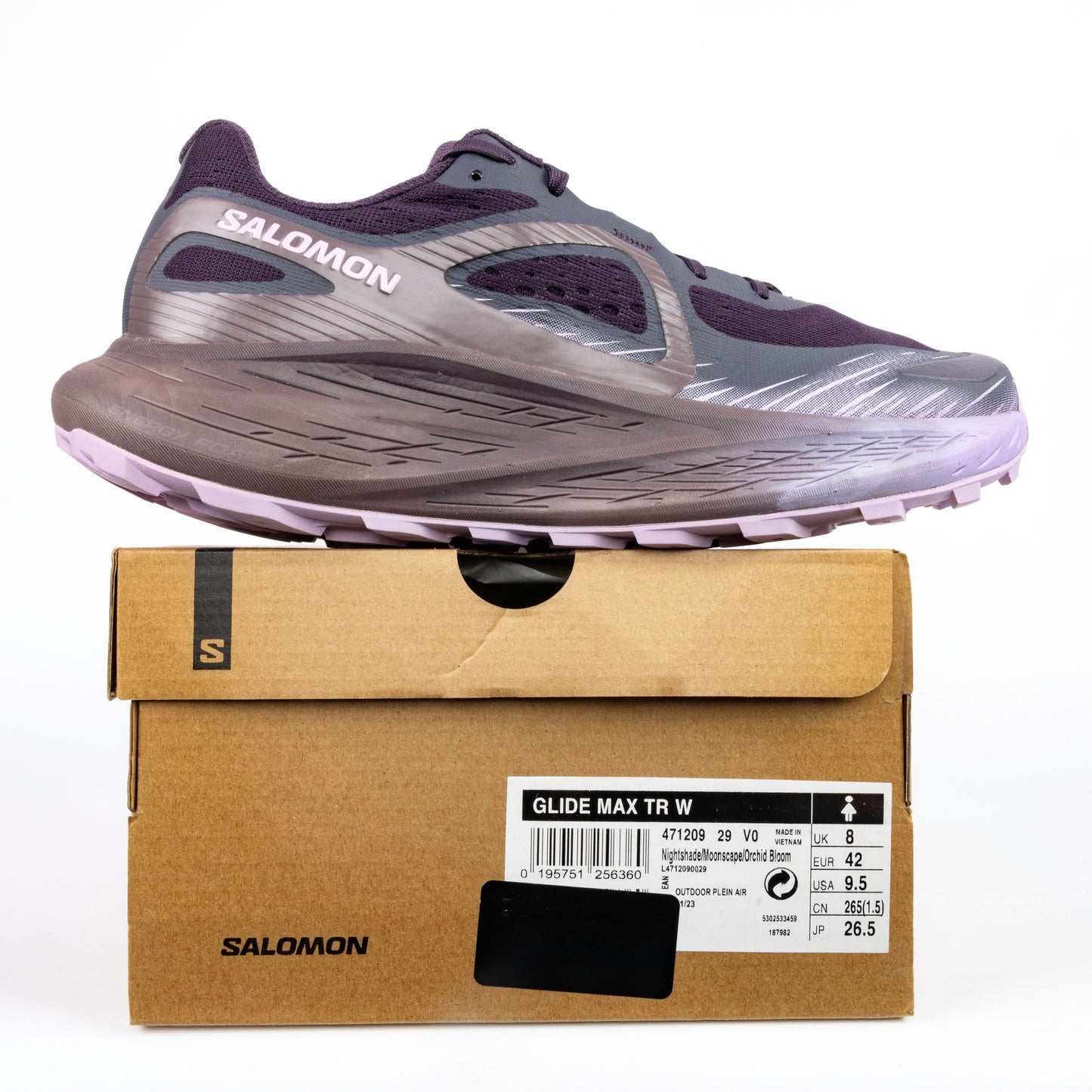Salomon Glide Max Trail (9.5 Women)