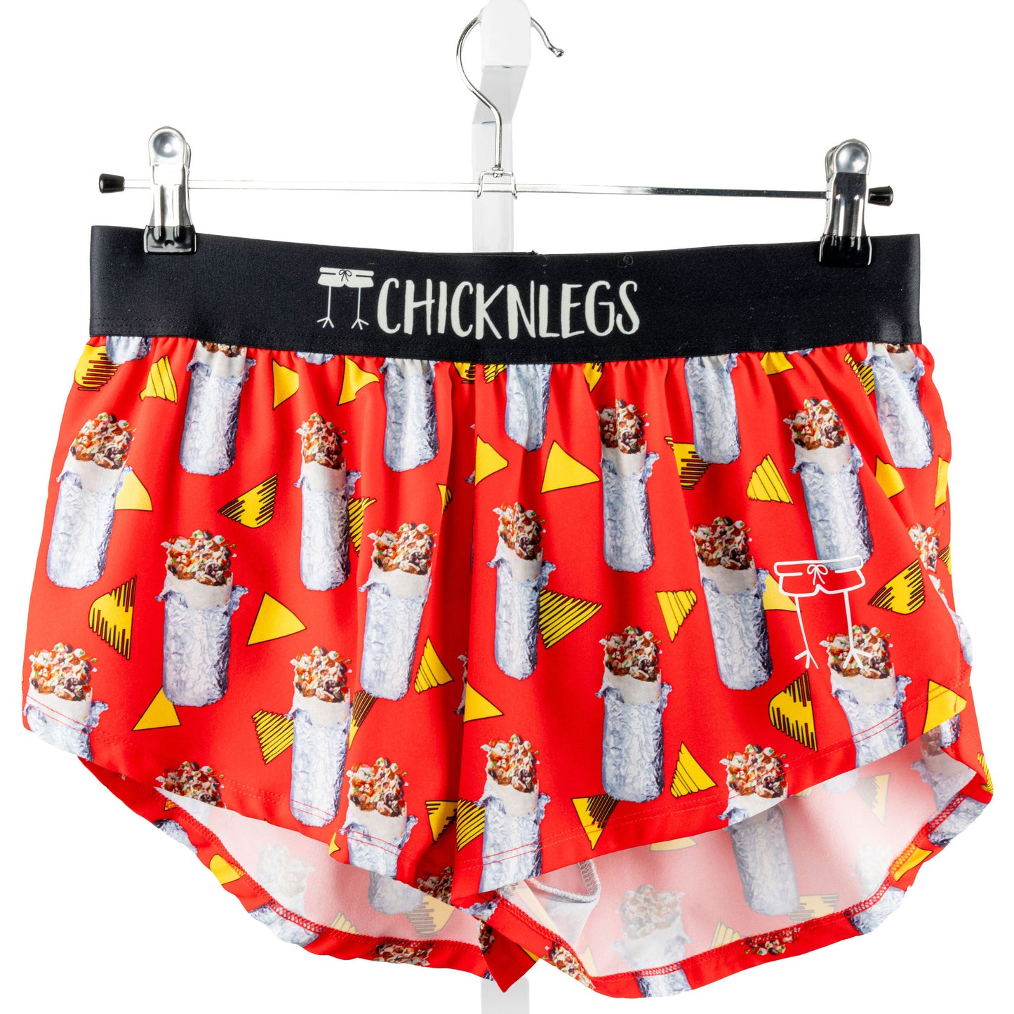 Chickn Legs 1.5" Burrito Split Shorts (M Women)