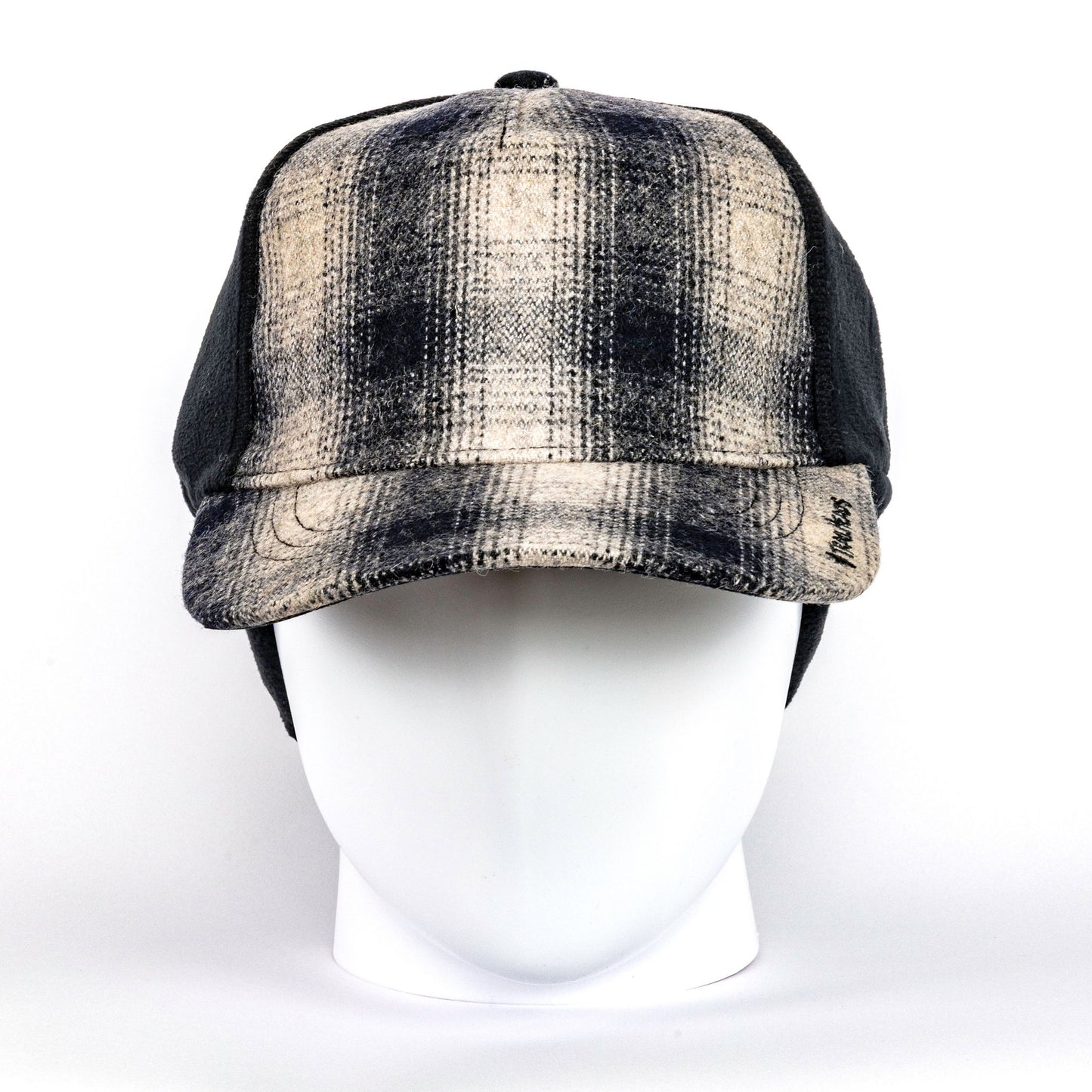 TrailHeads Winter Trucker Hat with Ear Flaps - Grey/Black (OS)