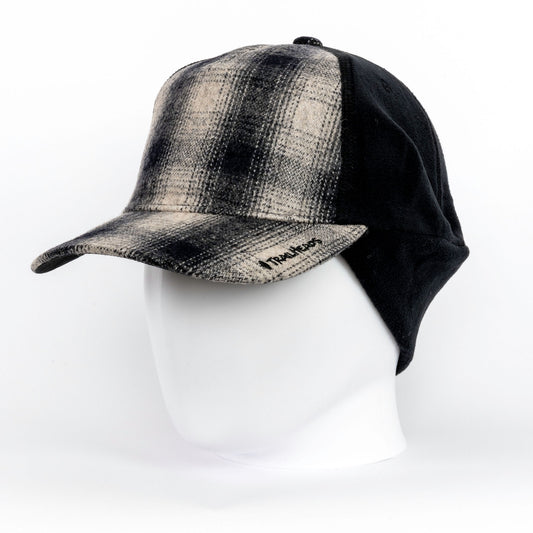 TrailHeads Winter Trucker Hat with Ear Flaps - Grey/Black (OS)