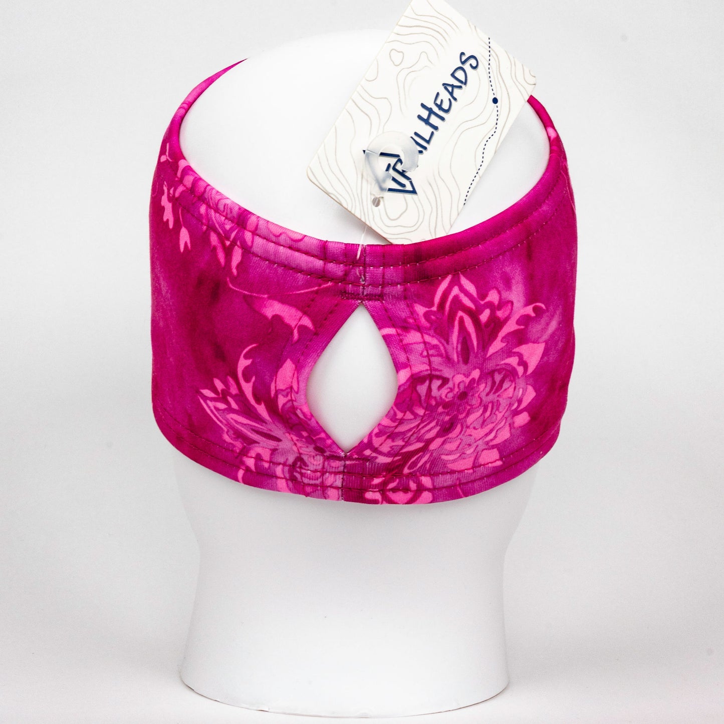 TrailHeads Ponytail Winter Headband - Pink Splash Print (OS)