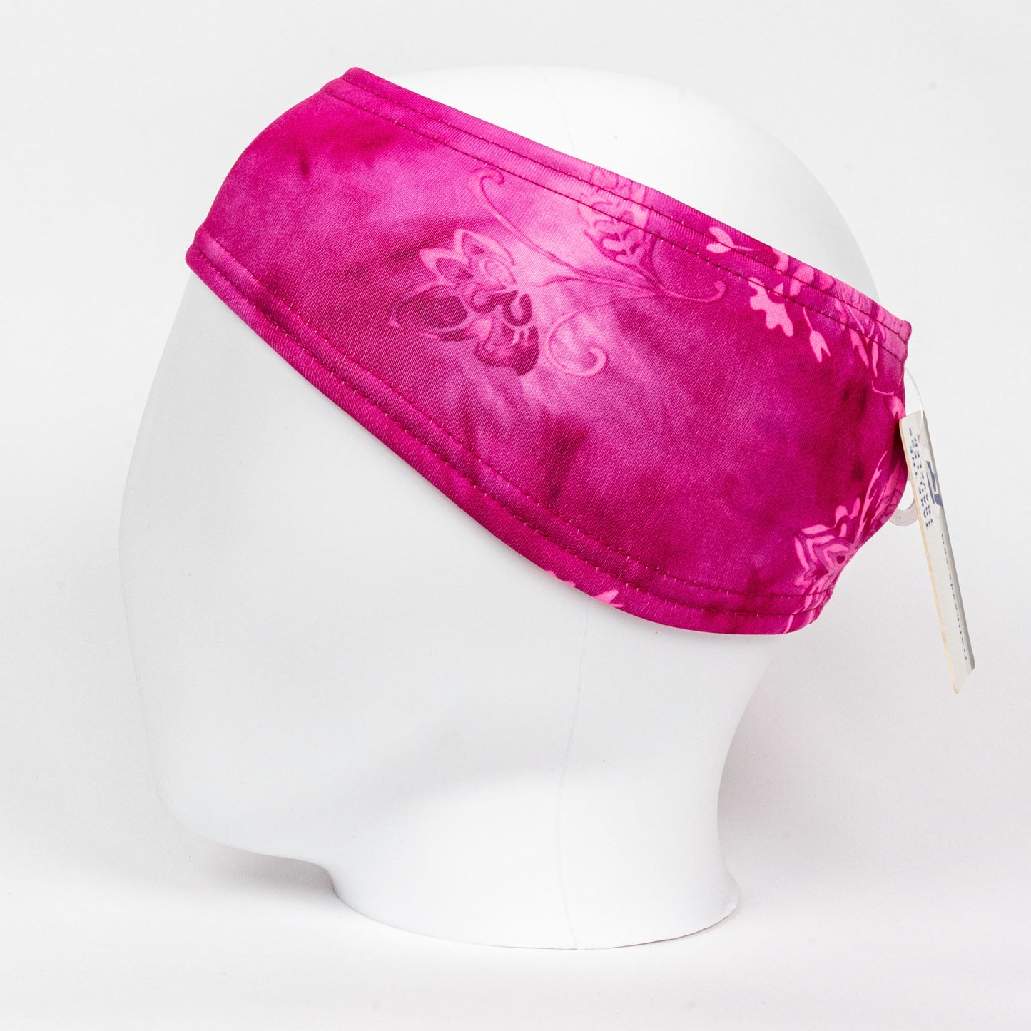 TrailHeads Ponytail Winter Headband - Pink Splash Print (OS)