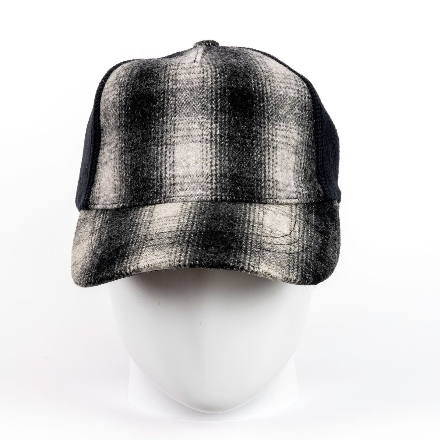 TrailHeads Ponytail Winter Trucker Hat with Ear Flaps - Grey/Black (OS)